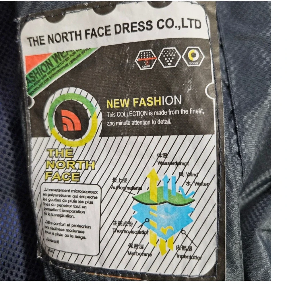 The North Face Summit Series Jacket Y2K Blue Gray XXL Japan Tech Shell